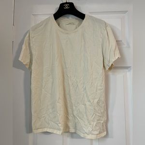 Talentless WOMENS MODAL TEE pale yellow size L Scott Disick comfortable soft